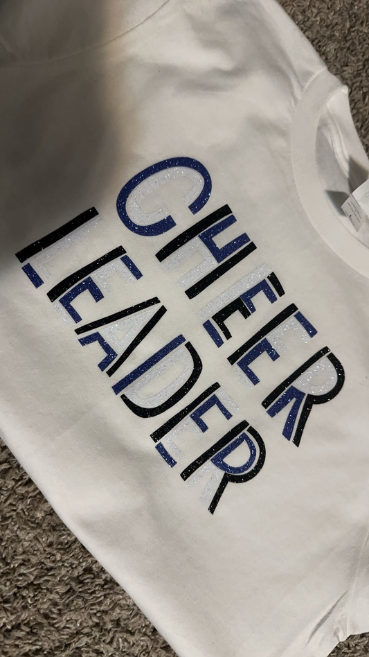 CHEER LEADER - Blocked Lettering